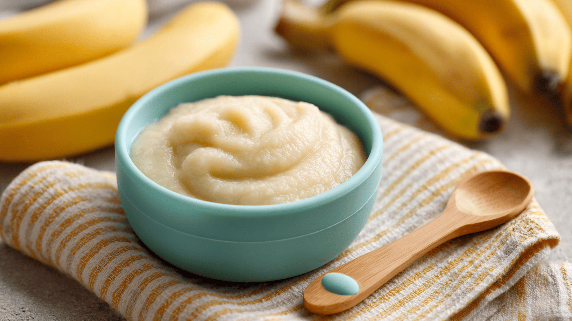 banana mash homemade baby food