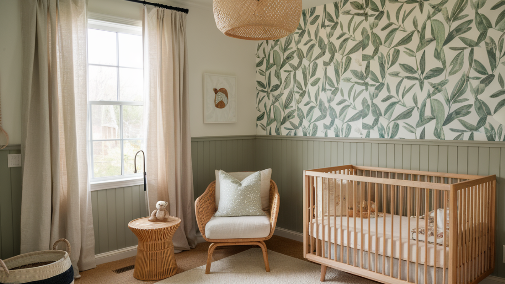 botanical girl nursery theme