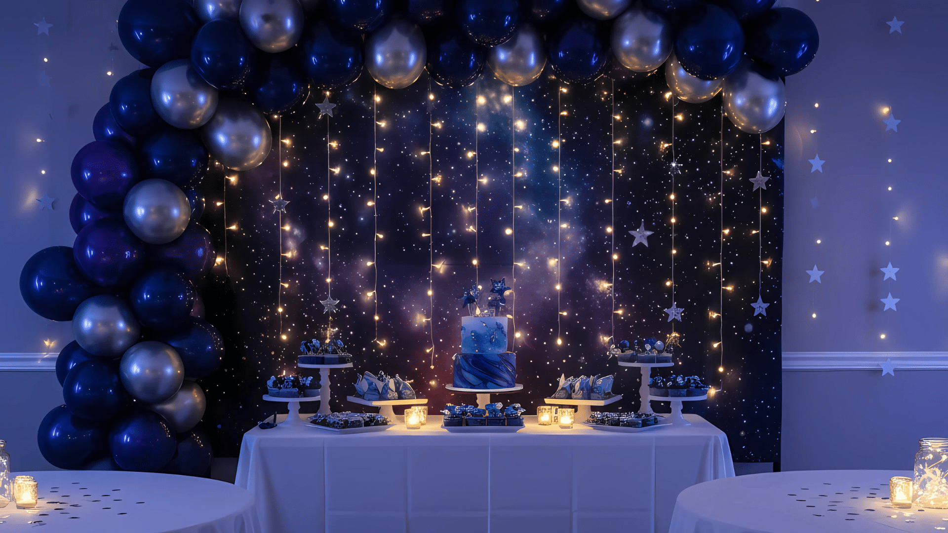 celestial galaxy theme