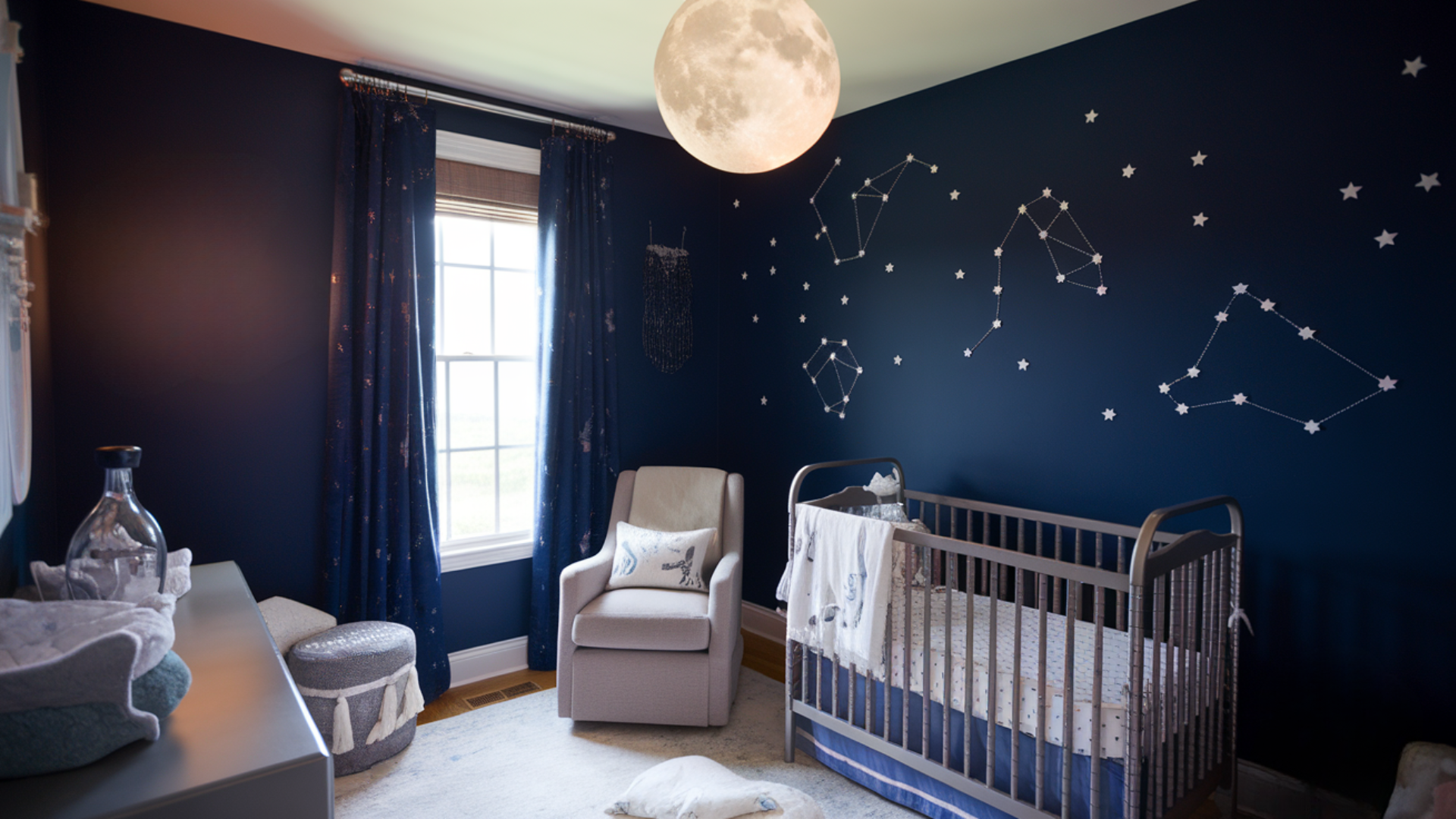 celestial girl nursery theme
