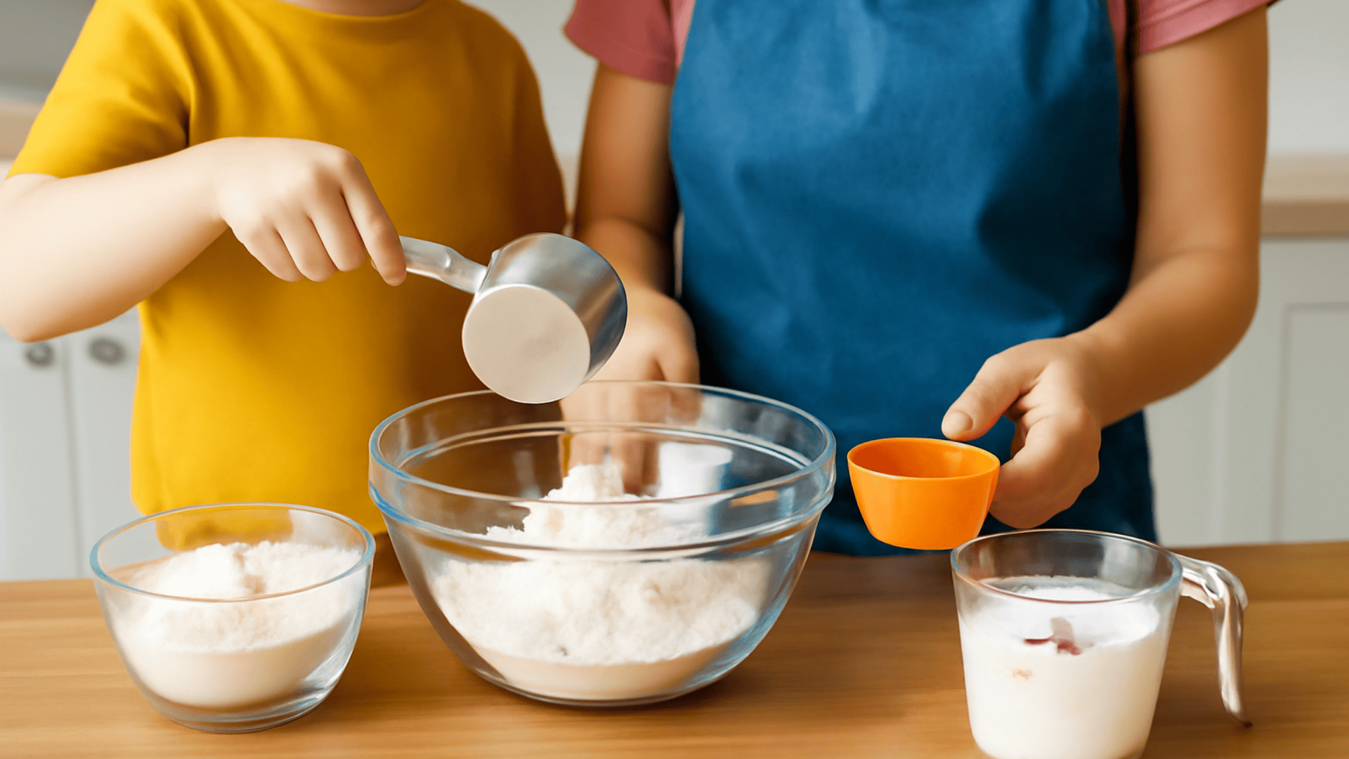 cooking together with measuring cups math activities for preschoolers