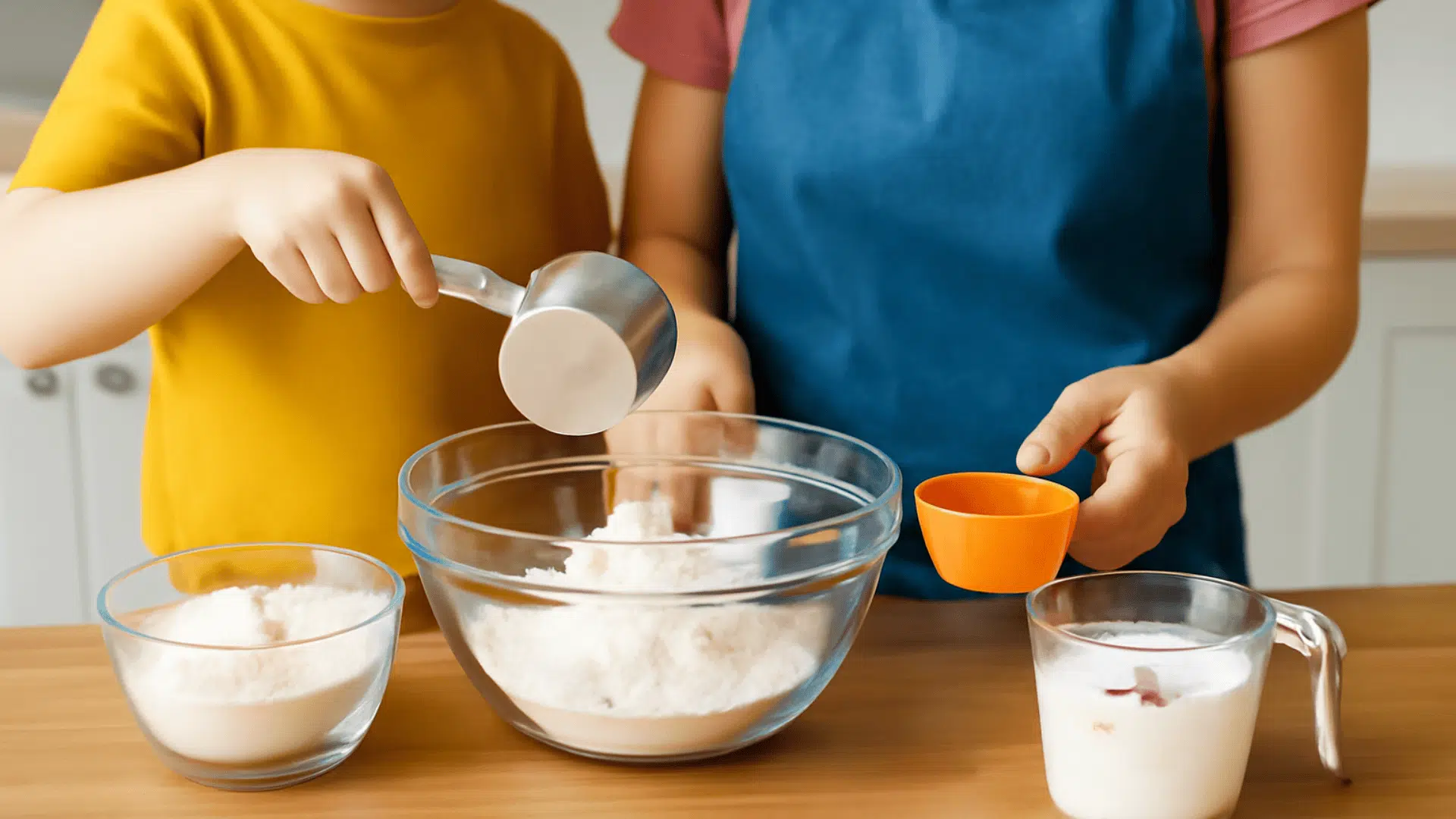 cooking together with measuring cups math activities for preschoolers