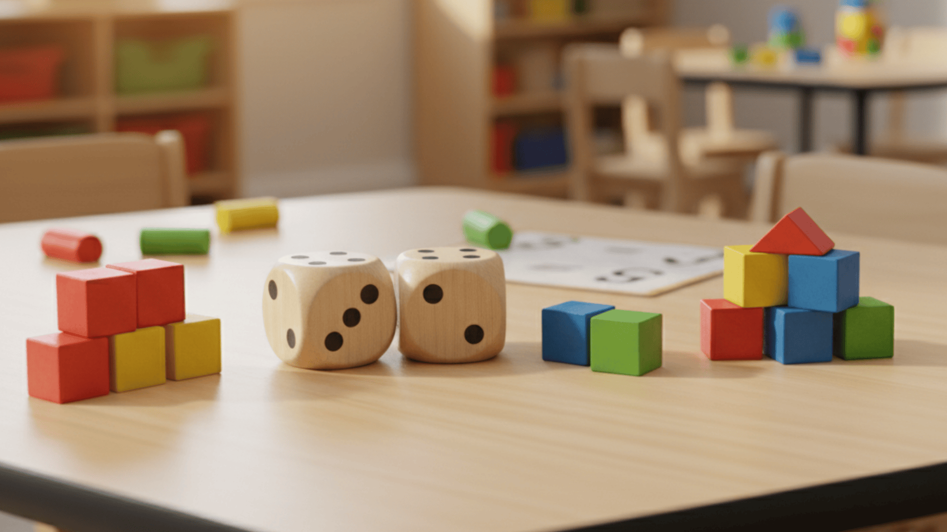 dice rolling addition math activities for preschoolers