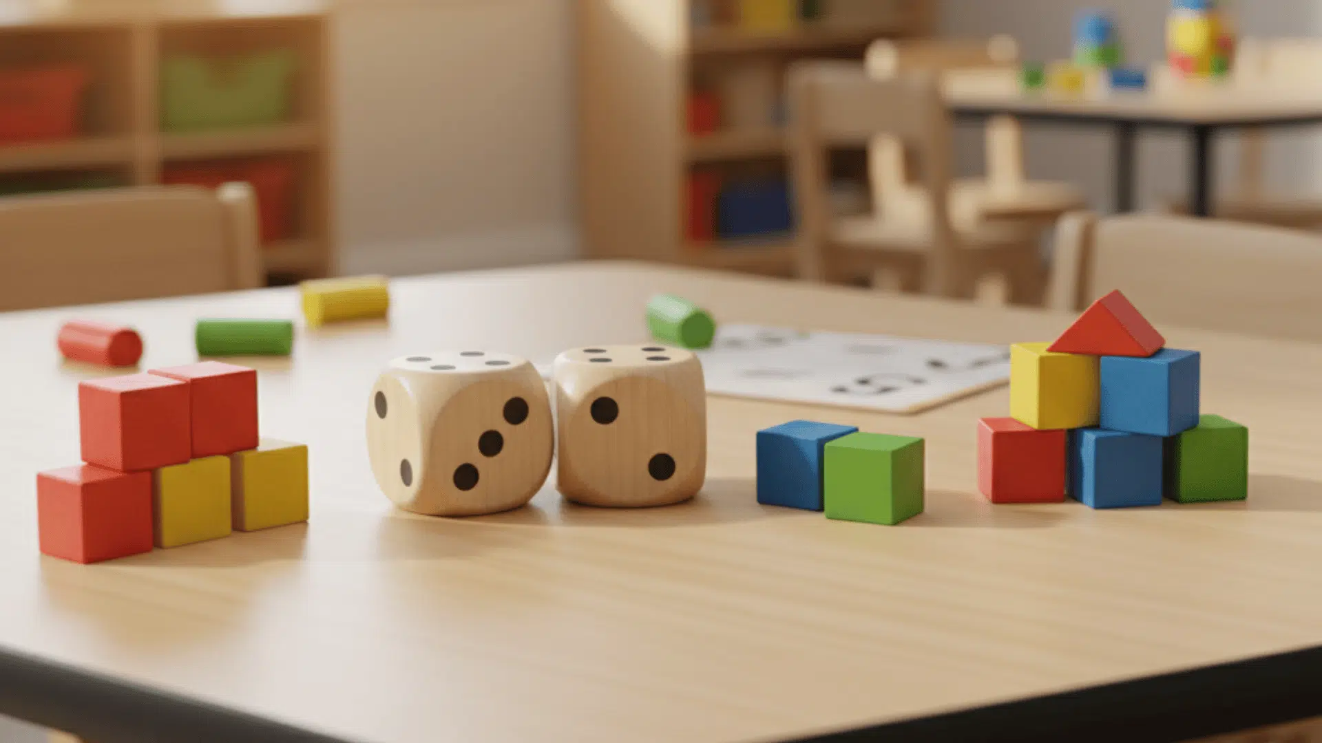 dice rolling addition math activities for preschoolers