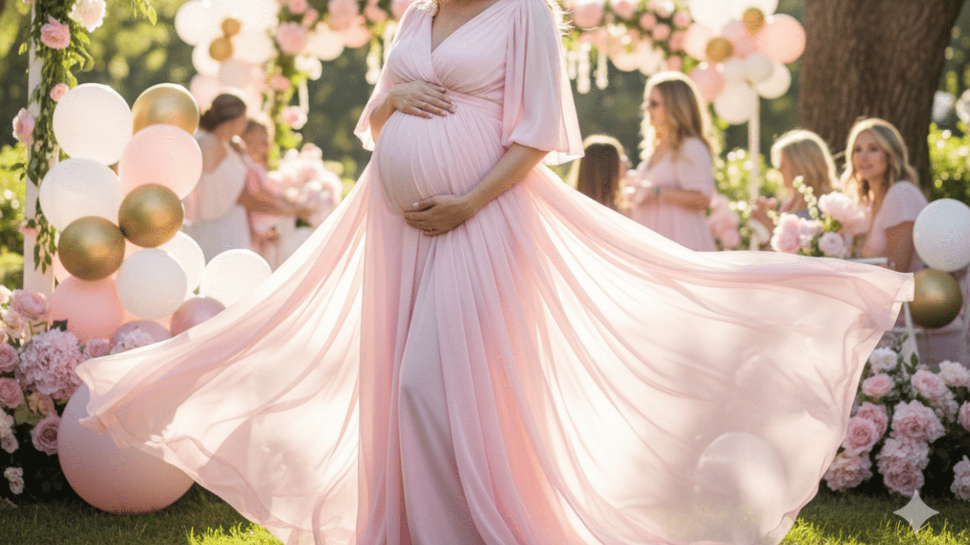 flowing maternity dresses
