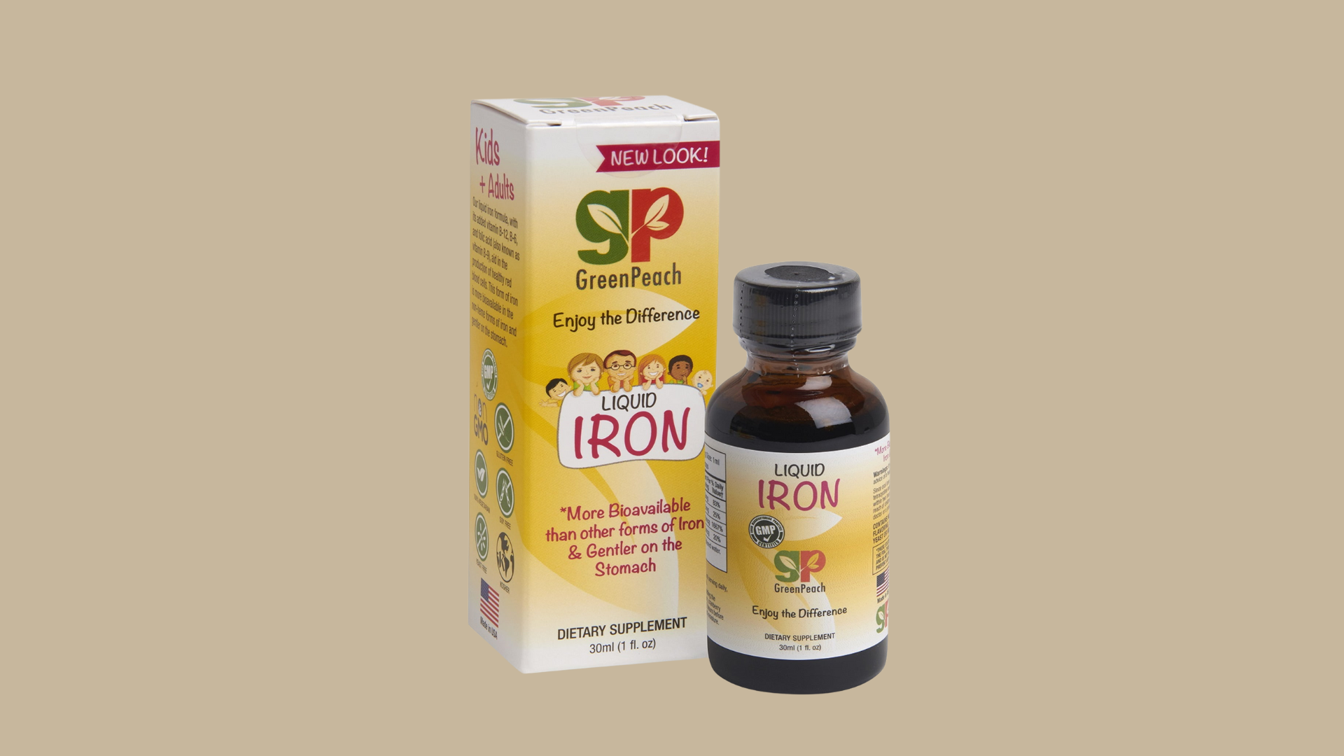 greenpeach iron supplement for kids