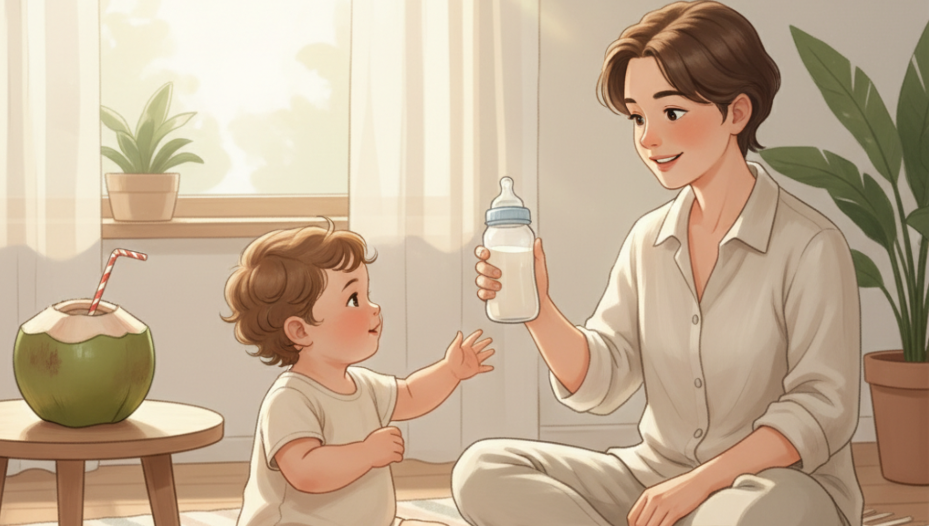 is coconut water safe for babies