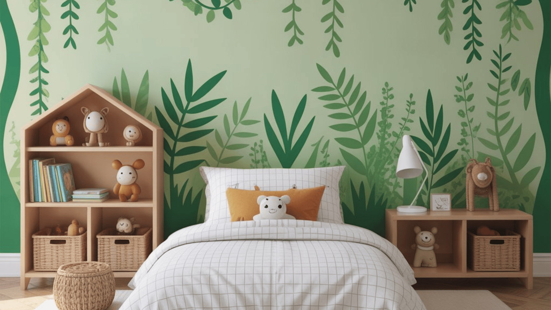 jungle themed walls