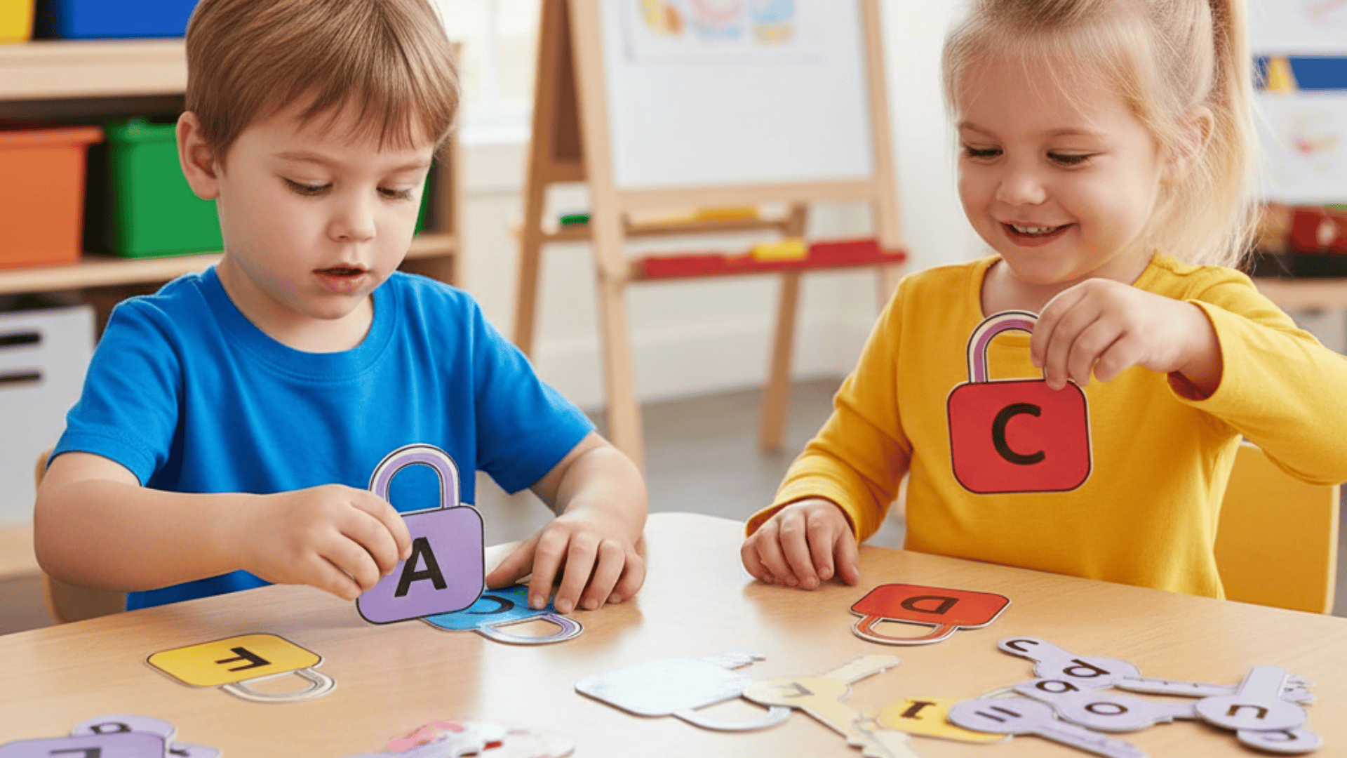 letter locks printable game