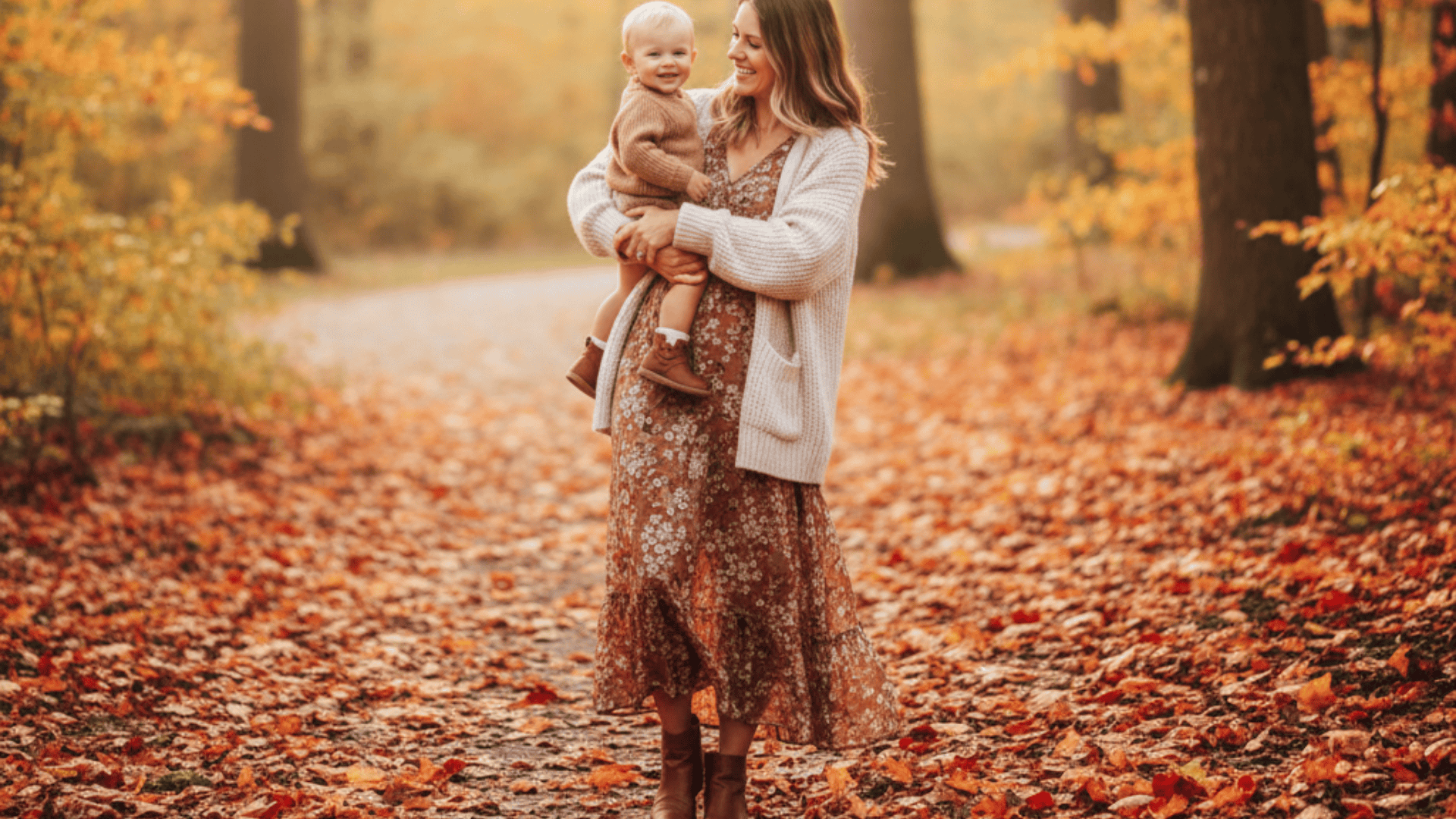 moms outfit for outdoor fall family photo outfits