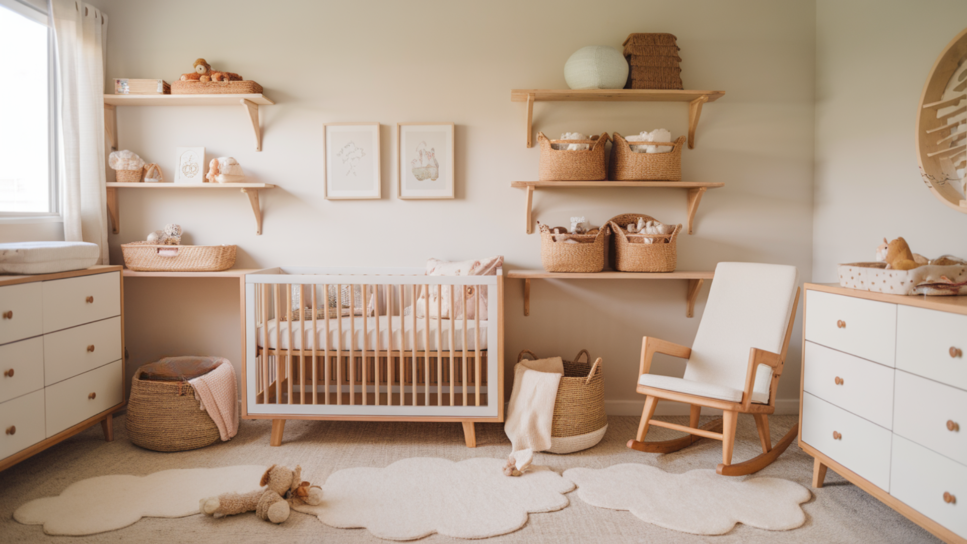 montessori girl nursery theme