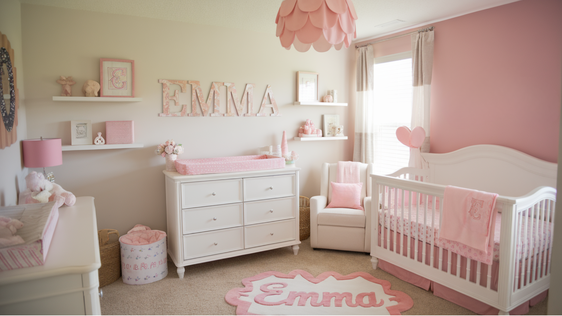 name inspired girl nursery theme