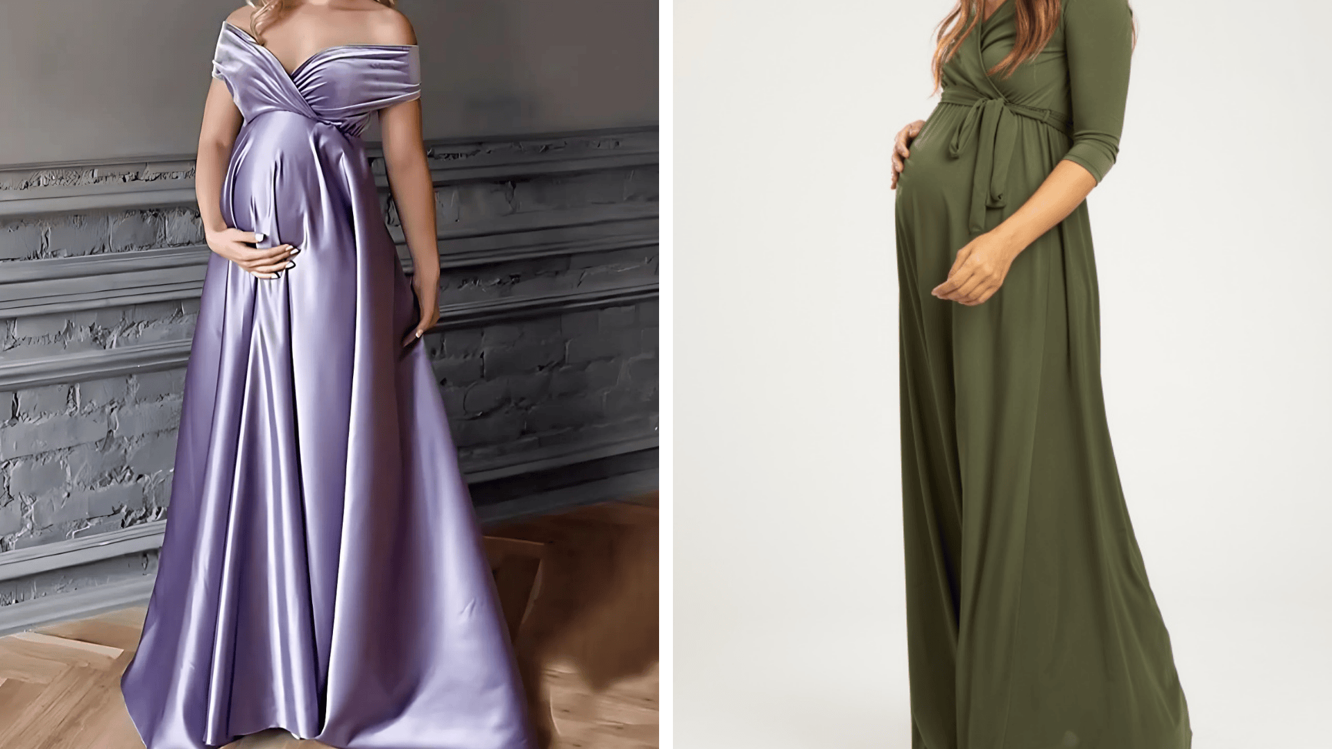 off shoulder or wrap dresses