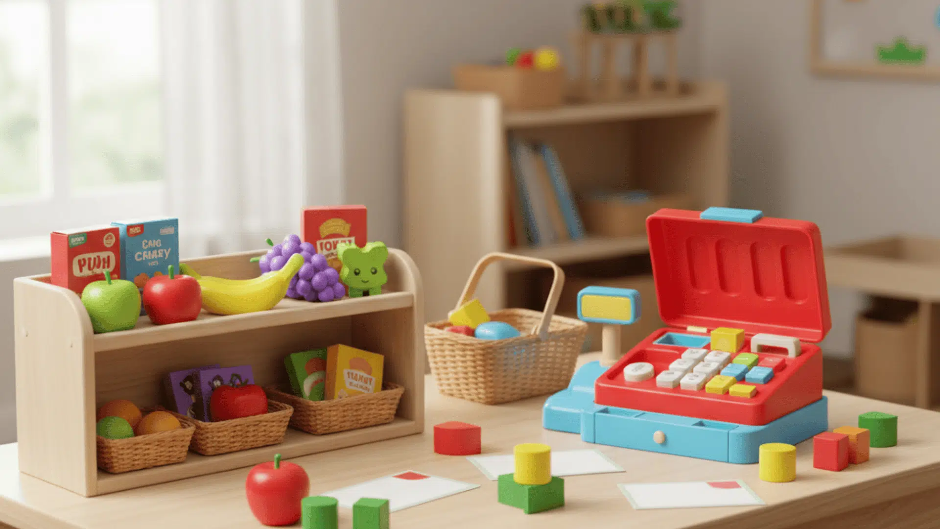 pretend play store math activities for preschoolers