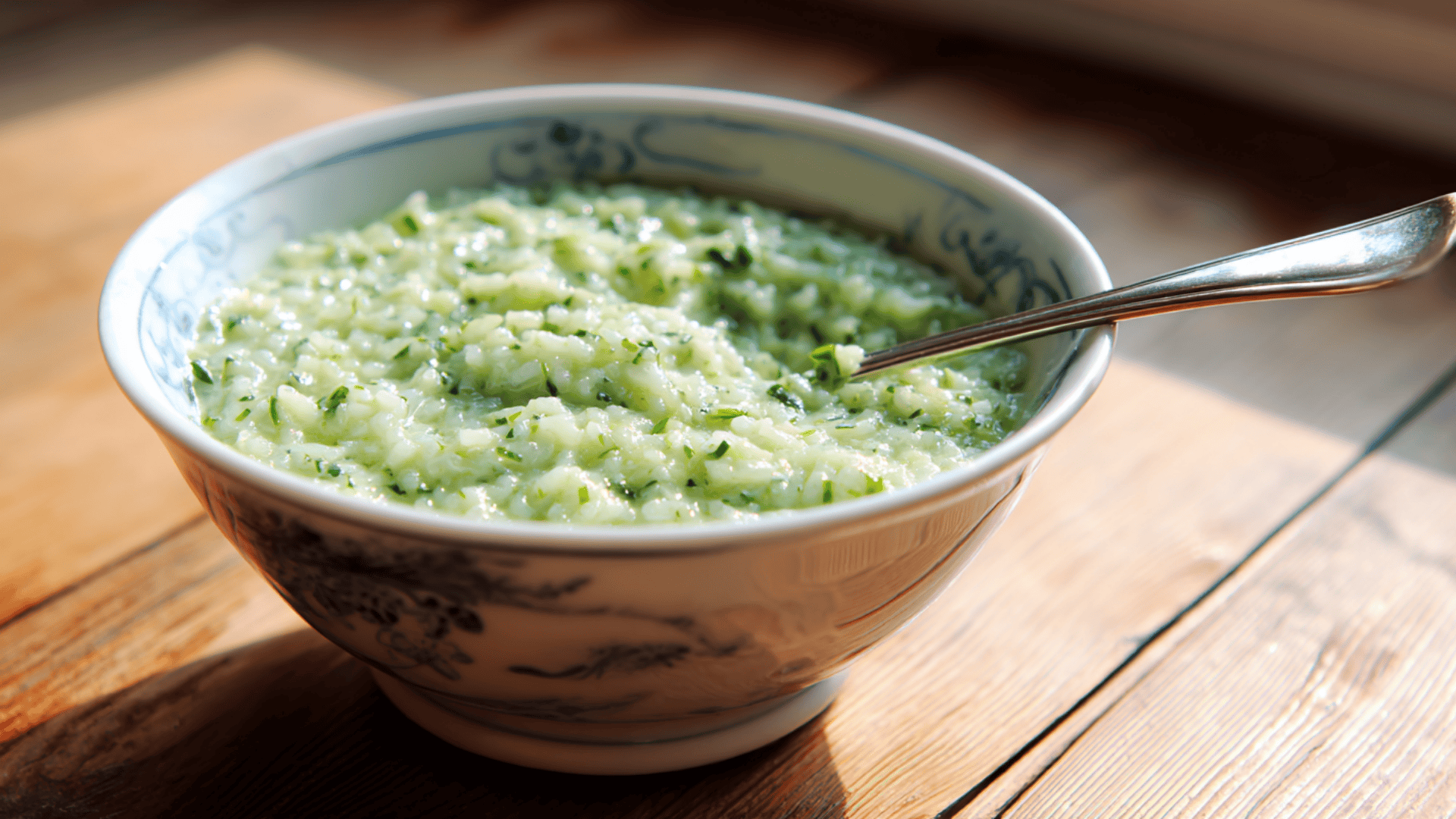 rice and spinach porridgehomemade baby food