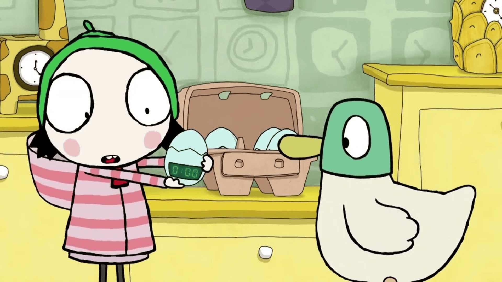 sarah and duck low stimulation show for toddlers