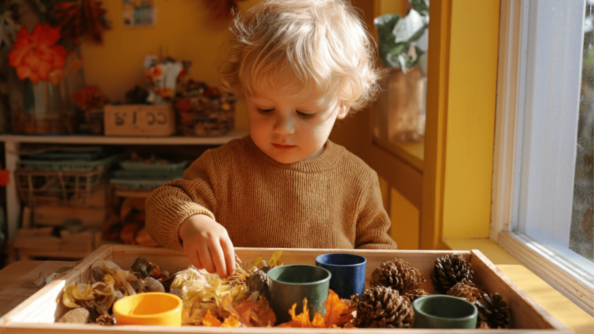seasonal sensory bin