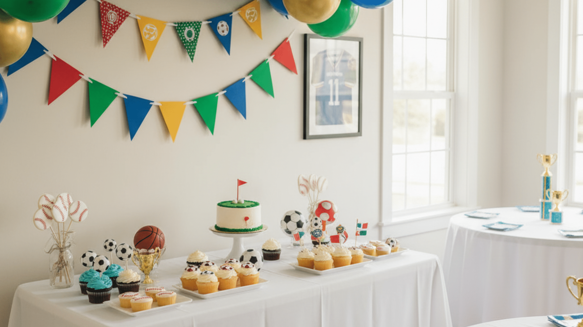 sports inspired golf baseball soccer