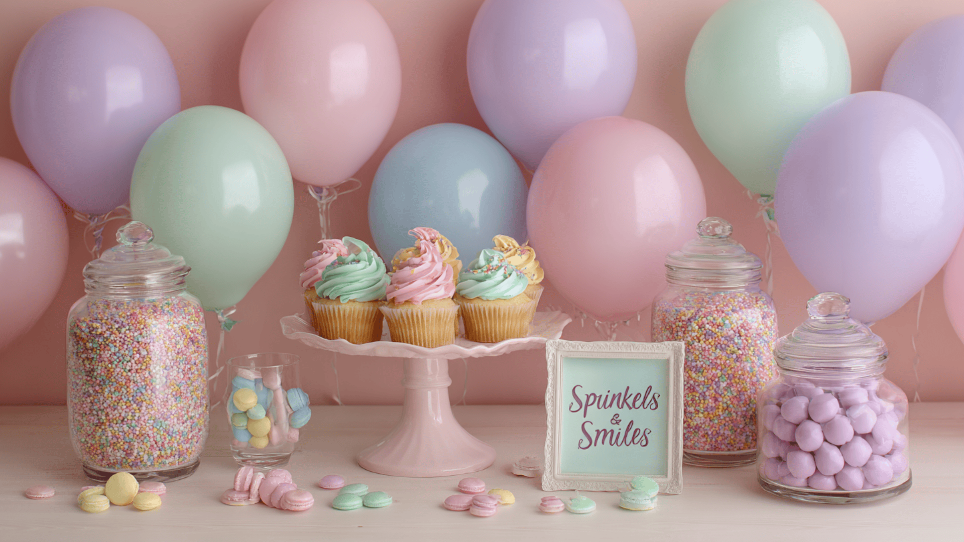 sprinkles and smiles baby shower theme