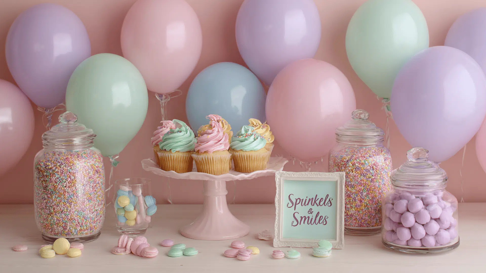 sprinkles and smiles baby shower theme