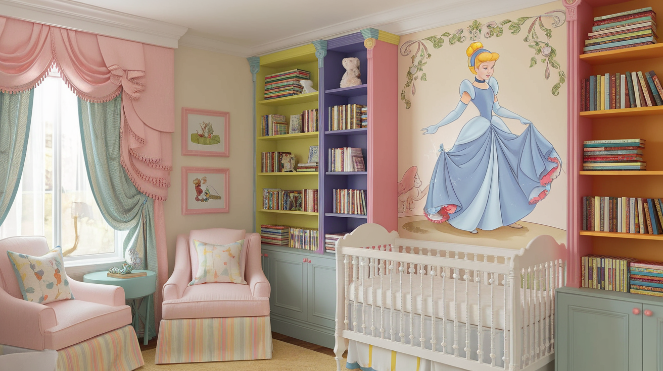 storybook girl nursery theme