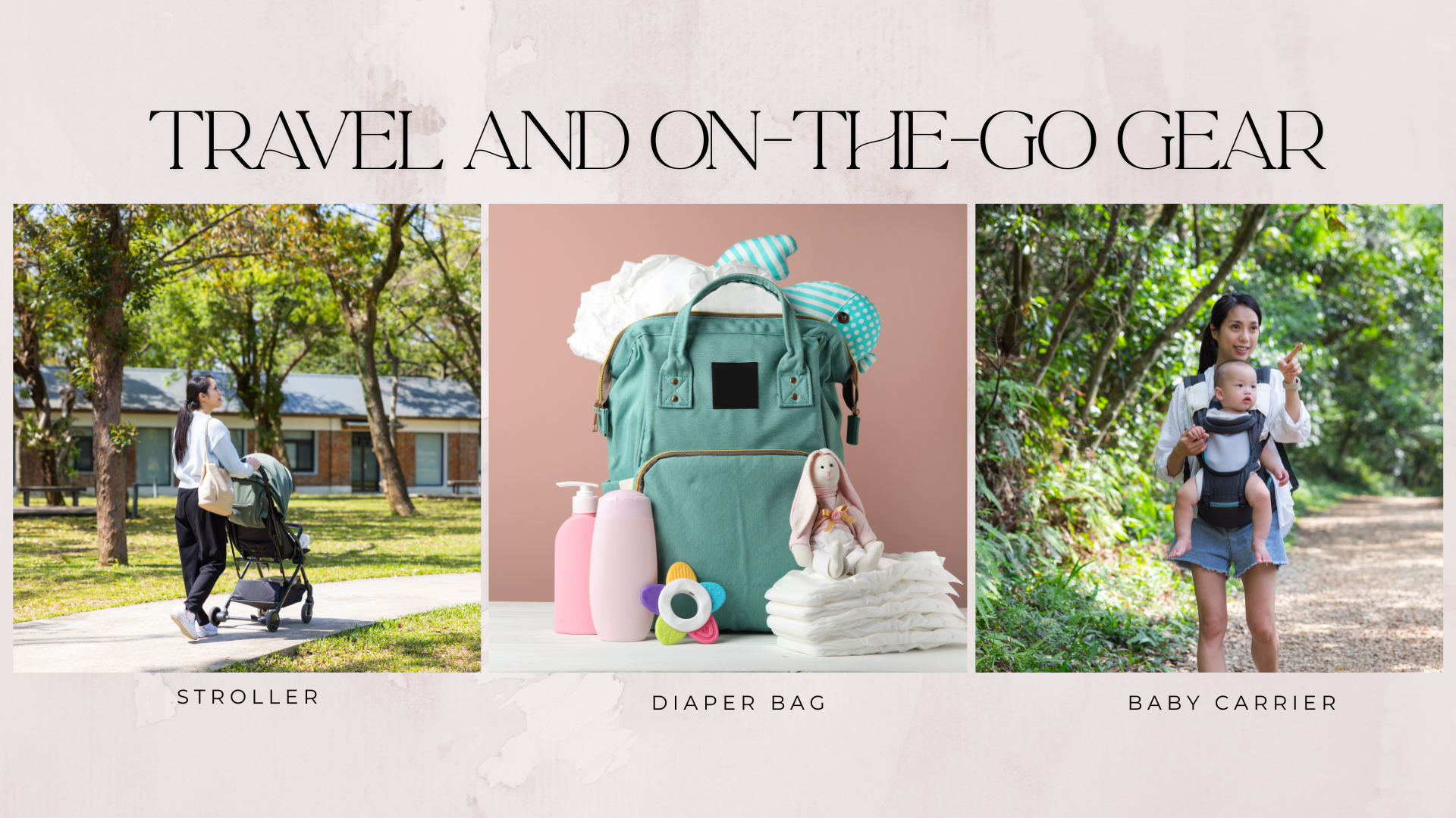 travel and on the go gear