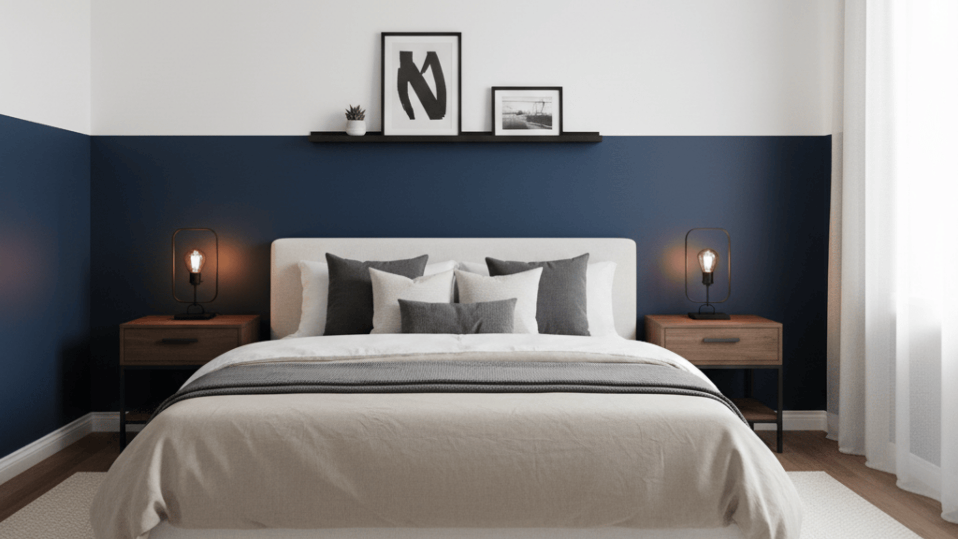 two tone statement walls